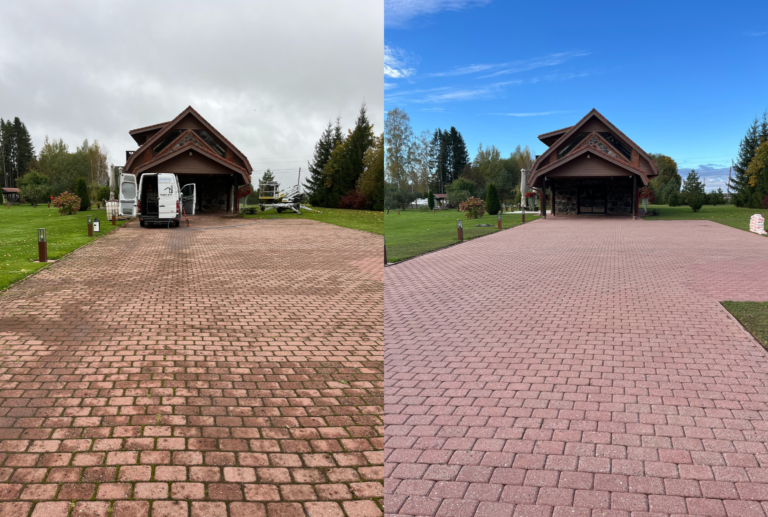 Graniidist tänavakivide survepesu tehtud töö